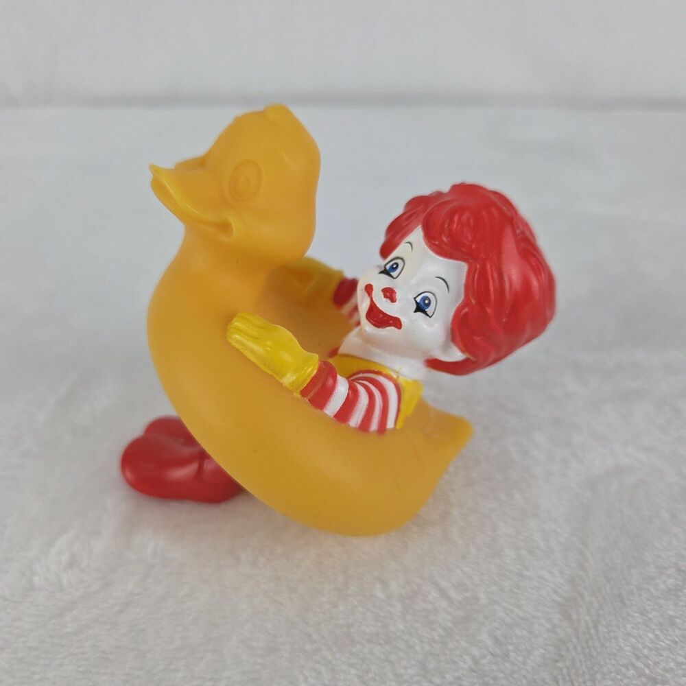2006 McDonalds Ronald McDonald Rubber Duck Toy Figure Collectible
